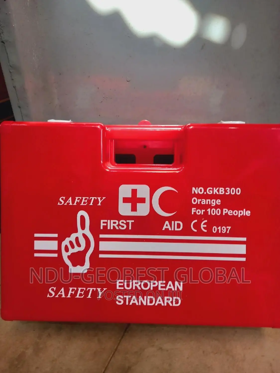 First Aid Box (With Complete Accessories)100 People