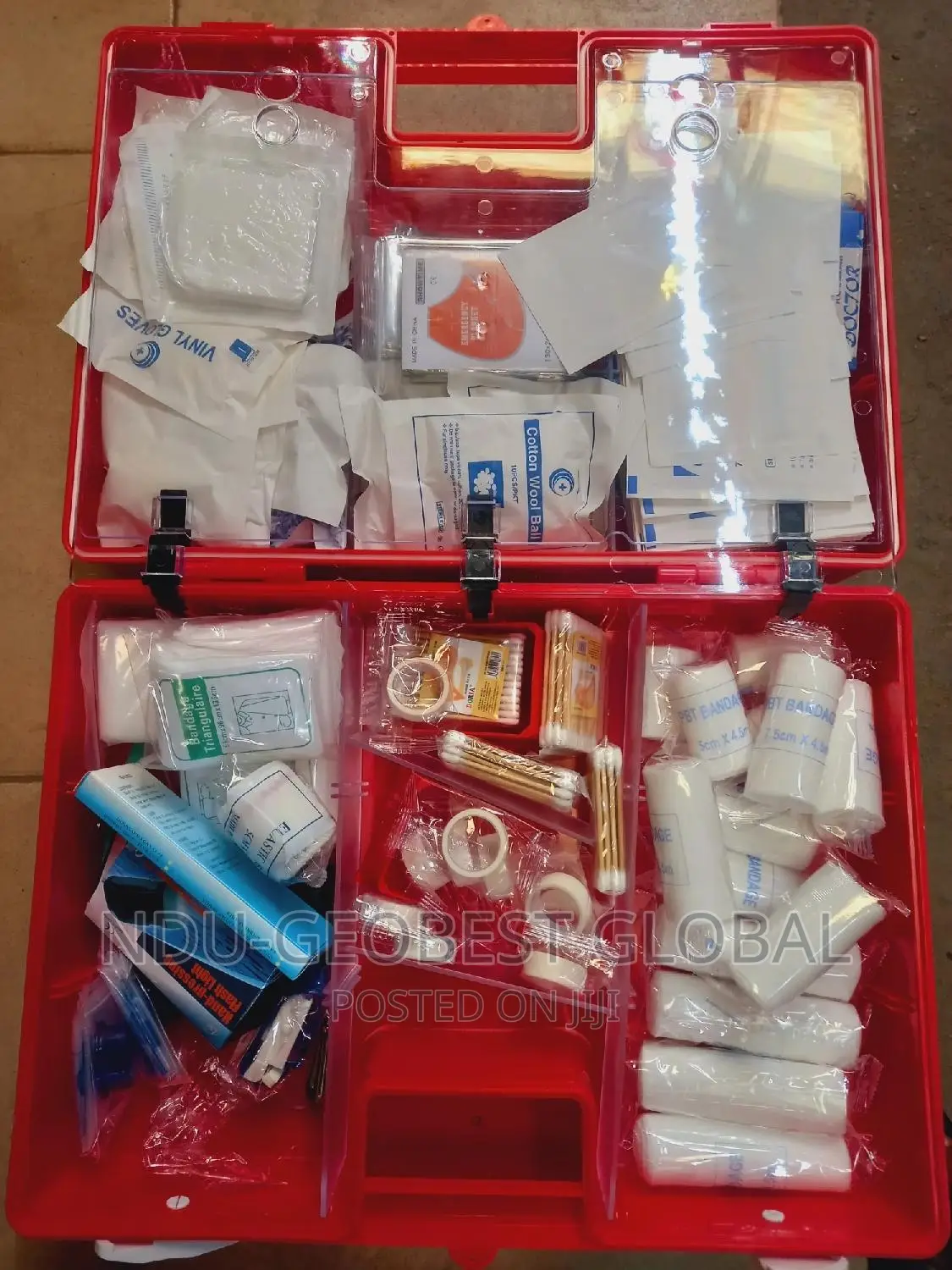 First Aid Box (With Complete Accessories)100 People