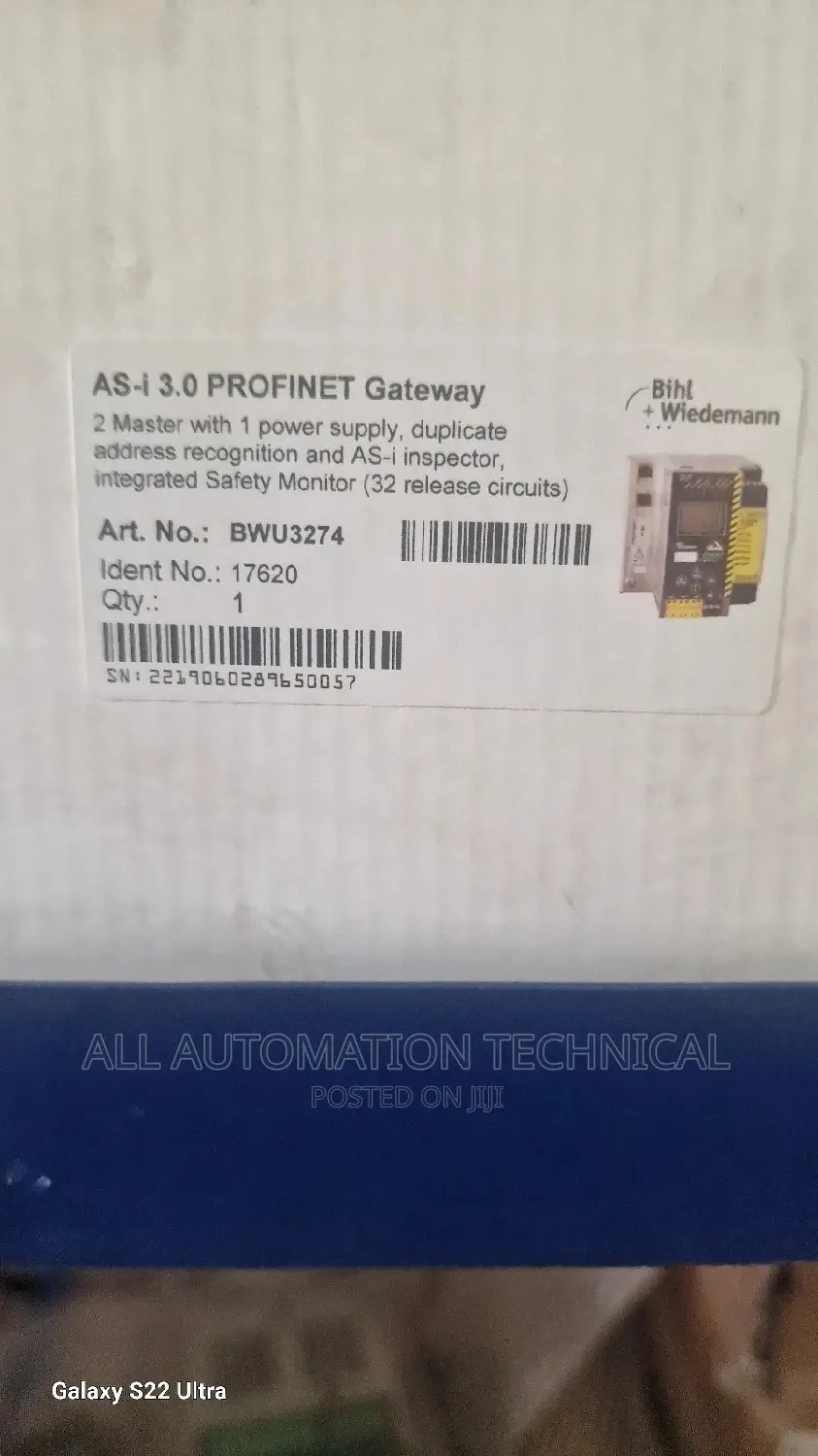 Asi-3 PROFINET Gatewaysr Bihl+Wiedemann BWU3274