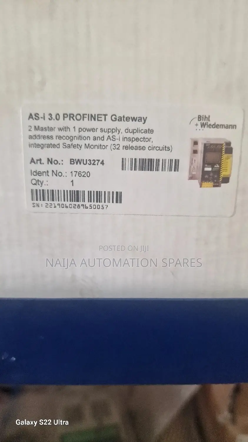 Asi-3 PROFINET Gatewaysr Bihl+Wiedemann BWU3274