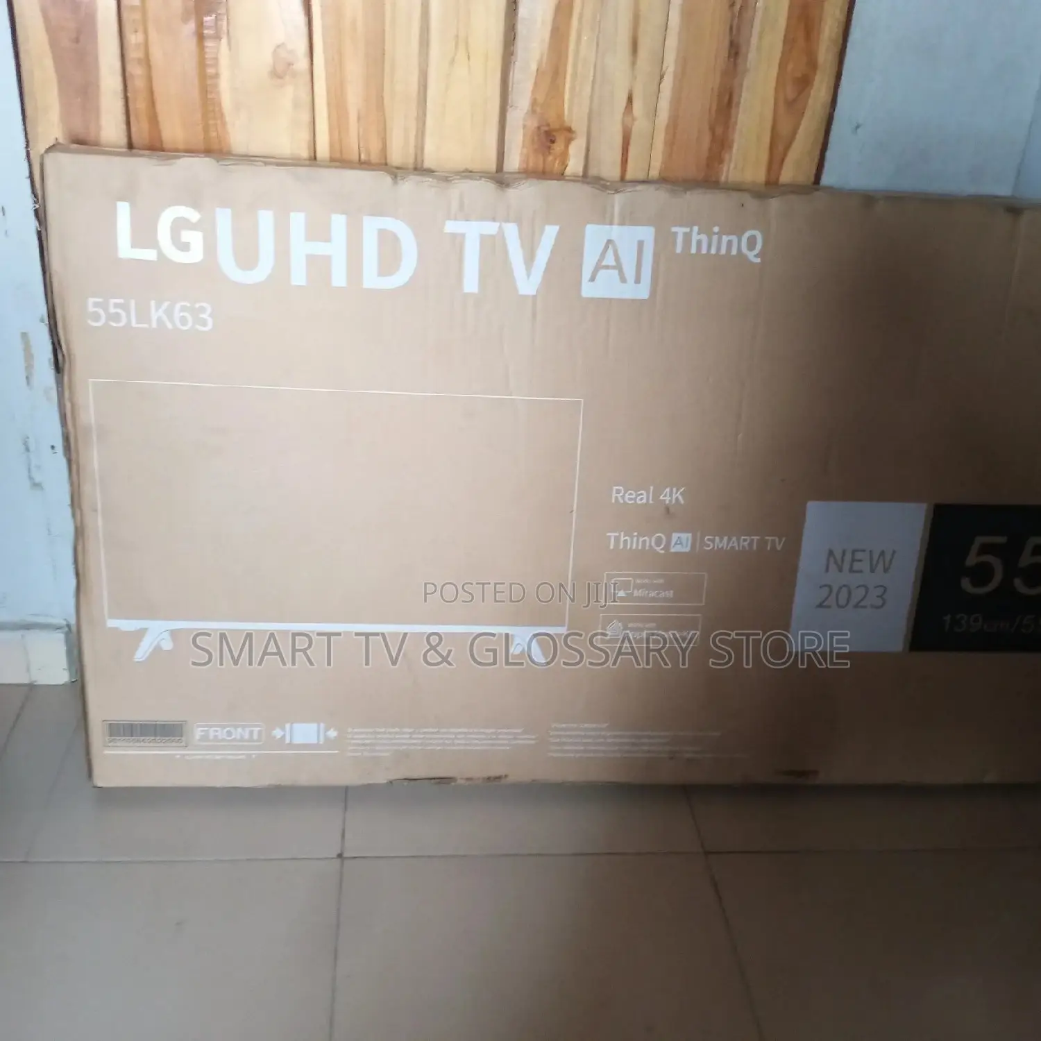 LG 55inches Framless TV Amount 