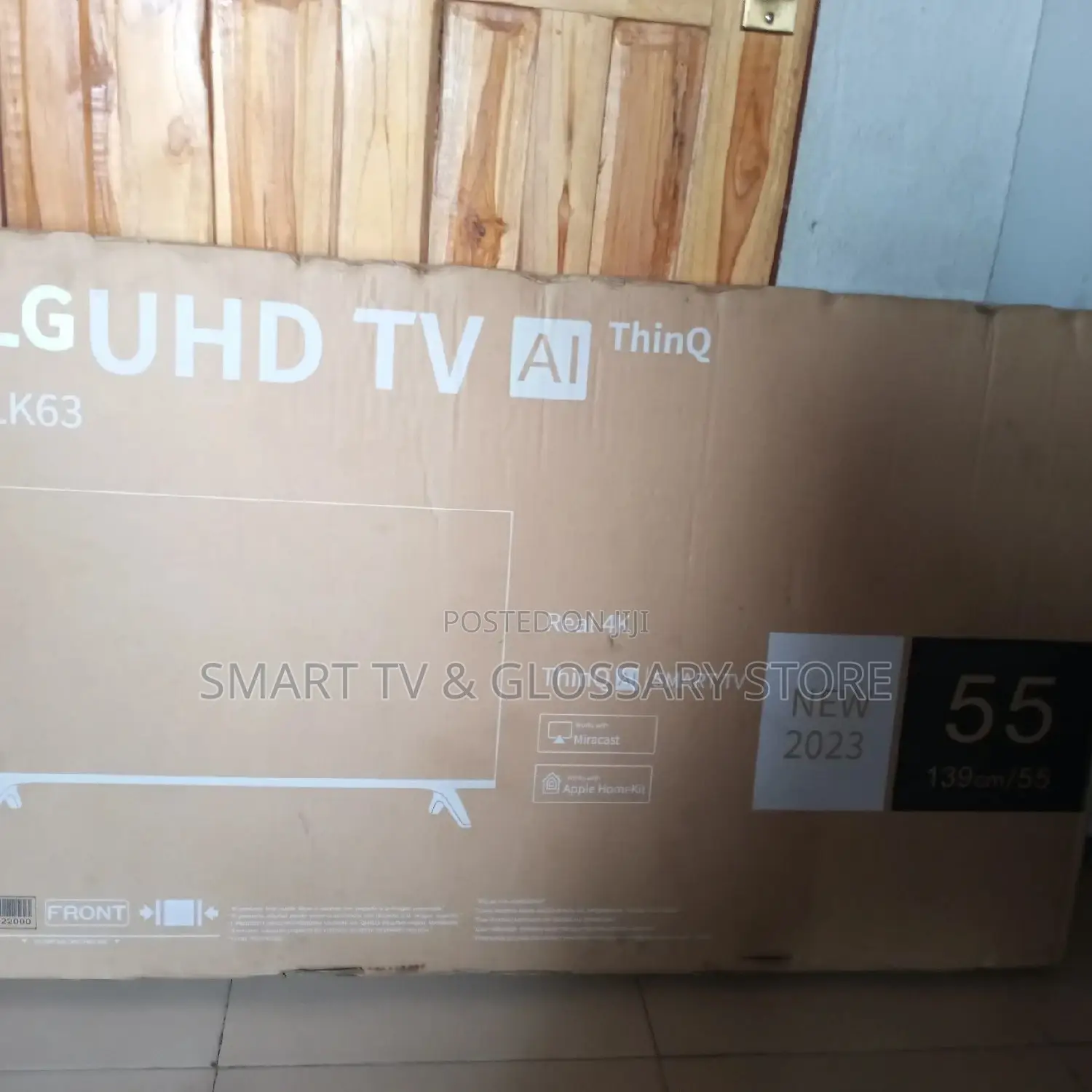 LG 55inches Framless TV Amount 