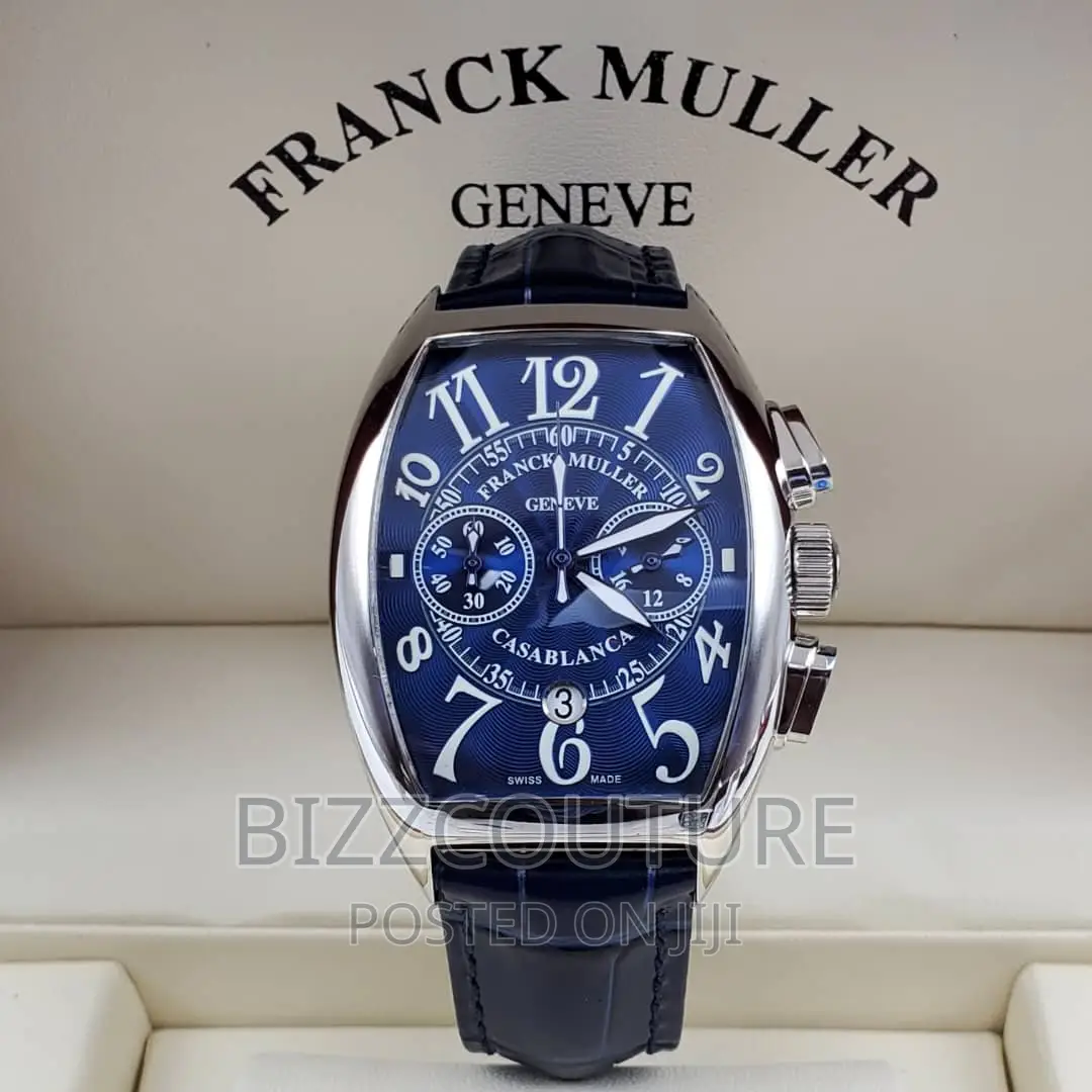Original FRANCK MULLER Leather Strap Watch Available Instore