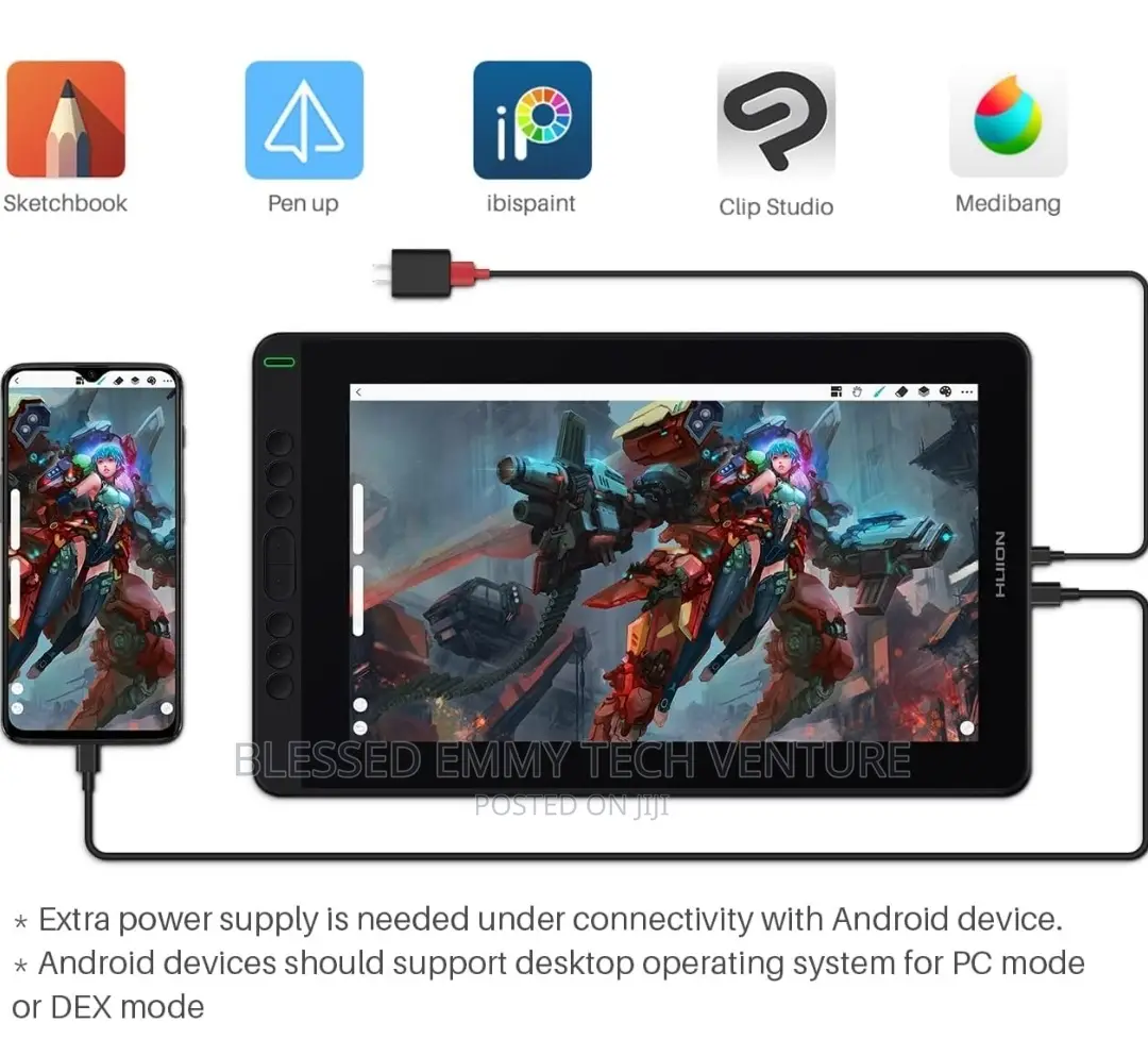 HUION KAMVAS 13 Drawing Tablet With Screen, 13.3"