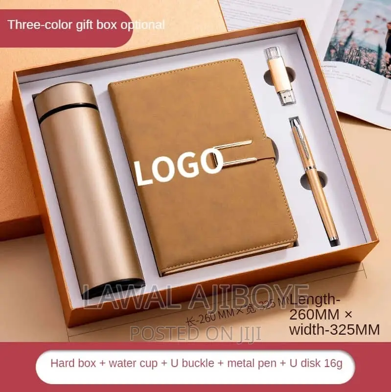 Wholesale Company Logo Thermos Cup Business Gift Set Customi