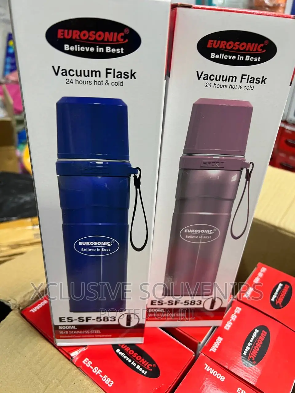 800ml Vacuum Flask (Keeps Drink Hot/Cold for 24hrs)