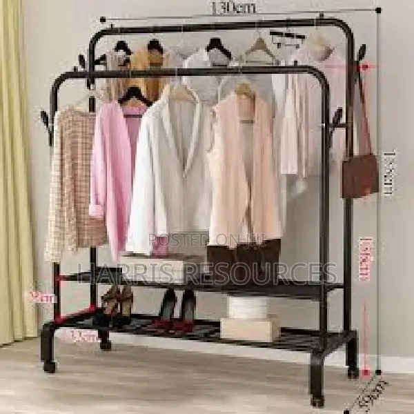 Large Heavy Duty All Metal Clothes Wardrobe Hanger -48kg