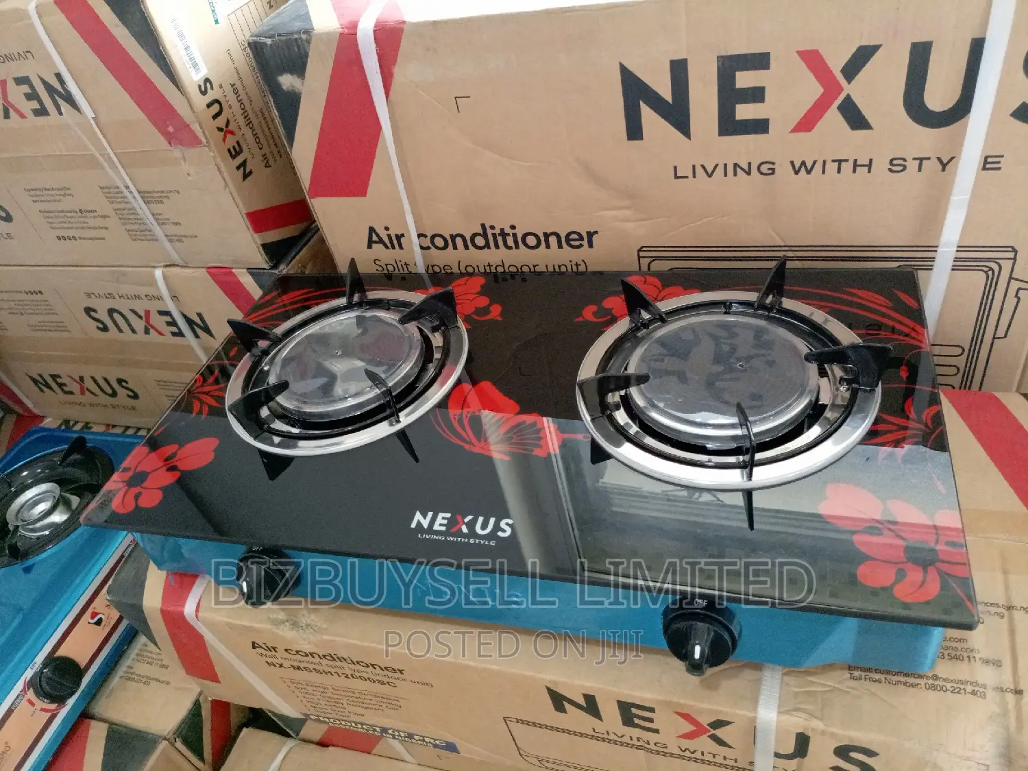 2 Burners Infrared Table Gas Cooker.