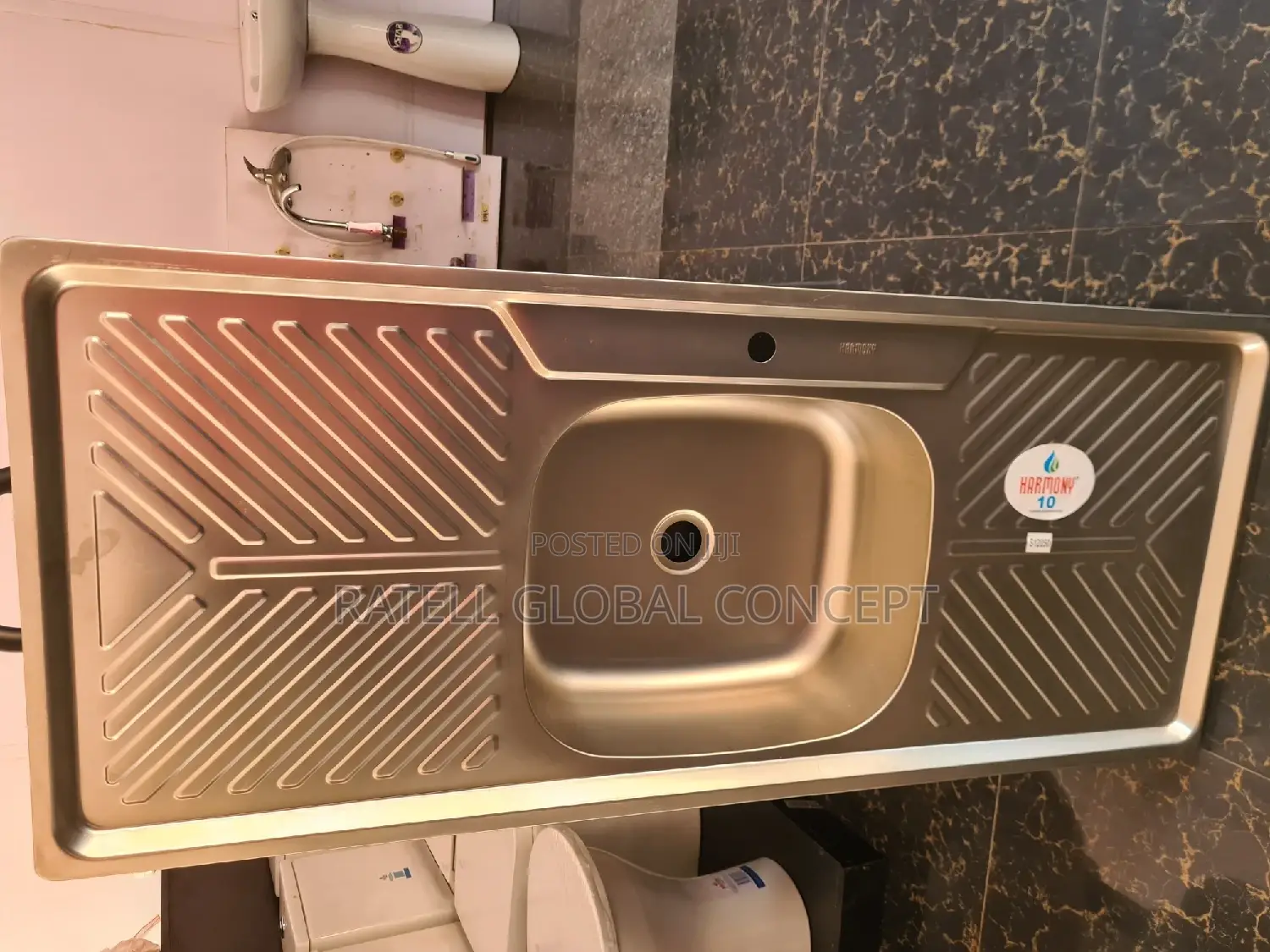 Single Bowl/ Double Tray Kitchen Sink