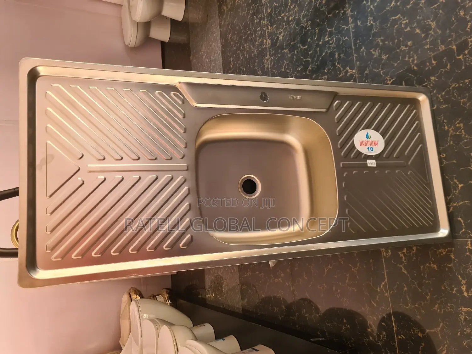 Single Bowl/ Double Tray Kitchen Sink