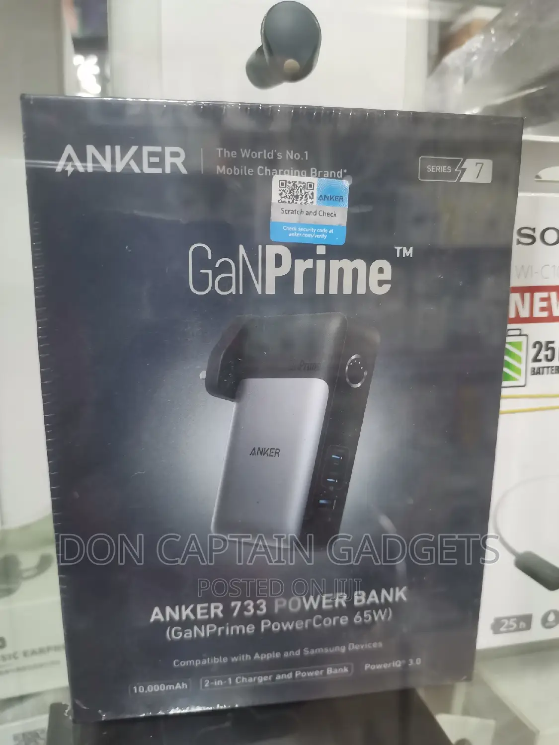 Anker 733 Power Bank 65w Gan Prime 10000mah
