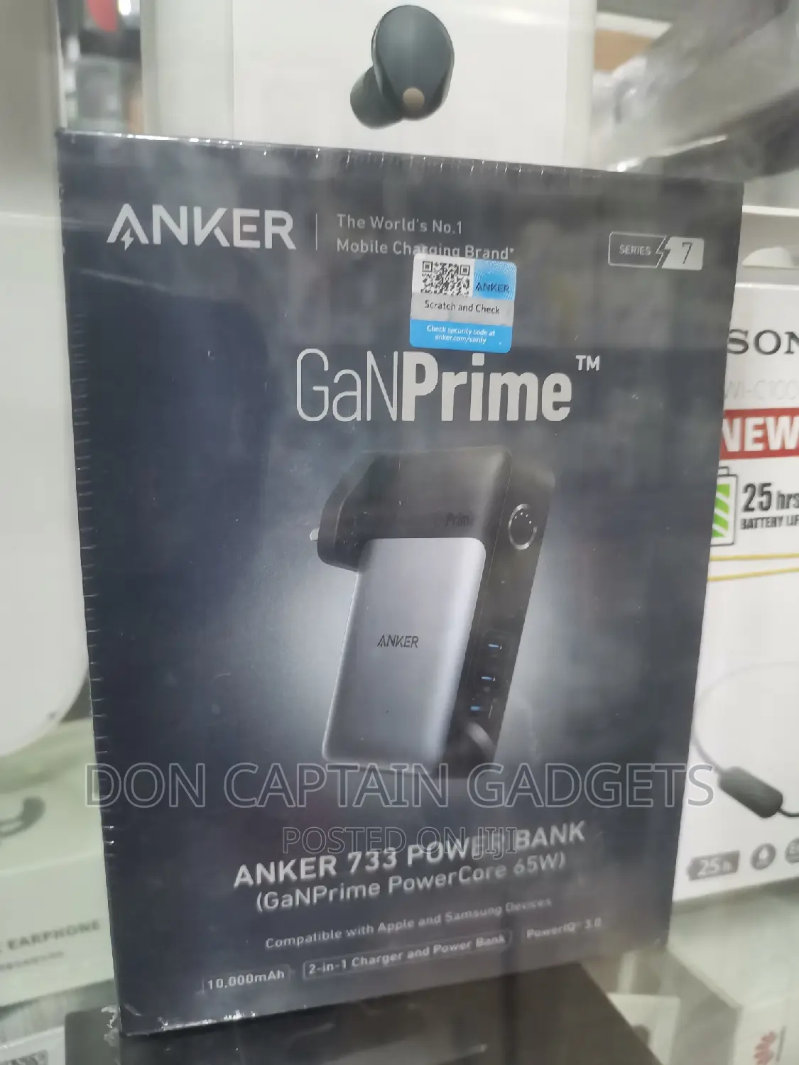 Anker 733 Power Bank 65w Gan Prime 10000mah