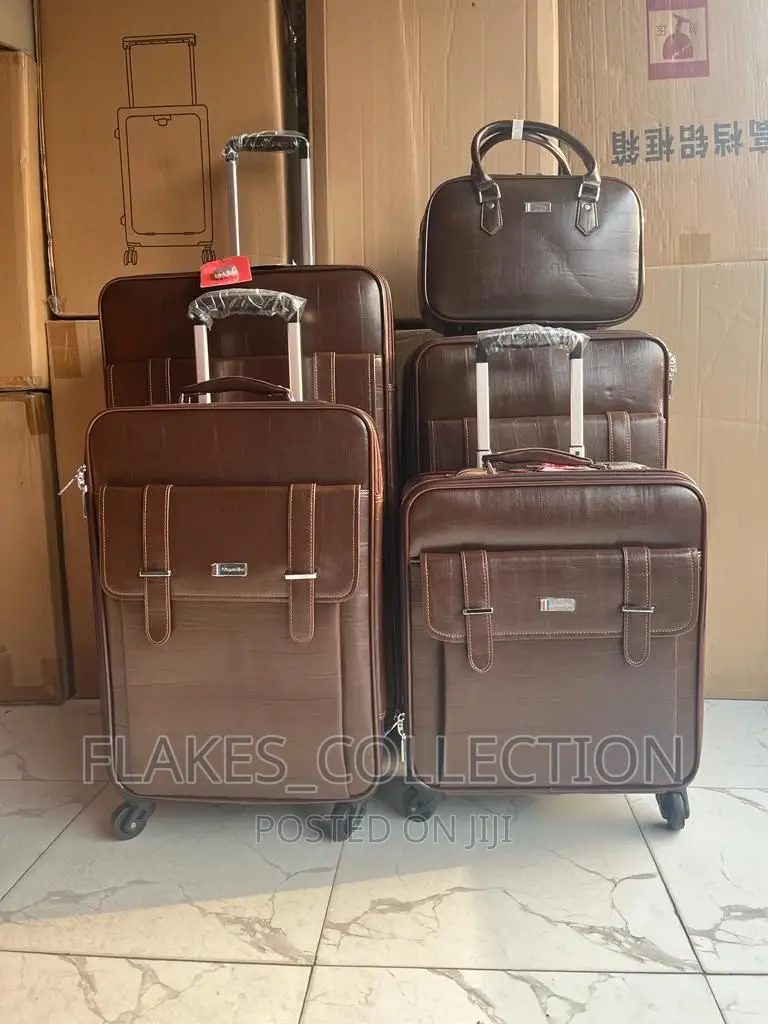 Set Of 5 Leather Box