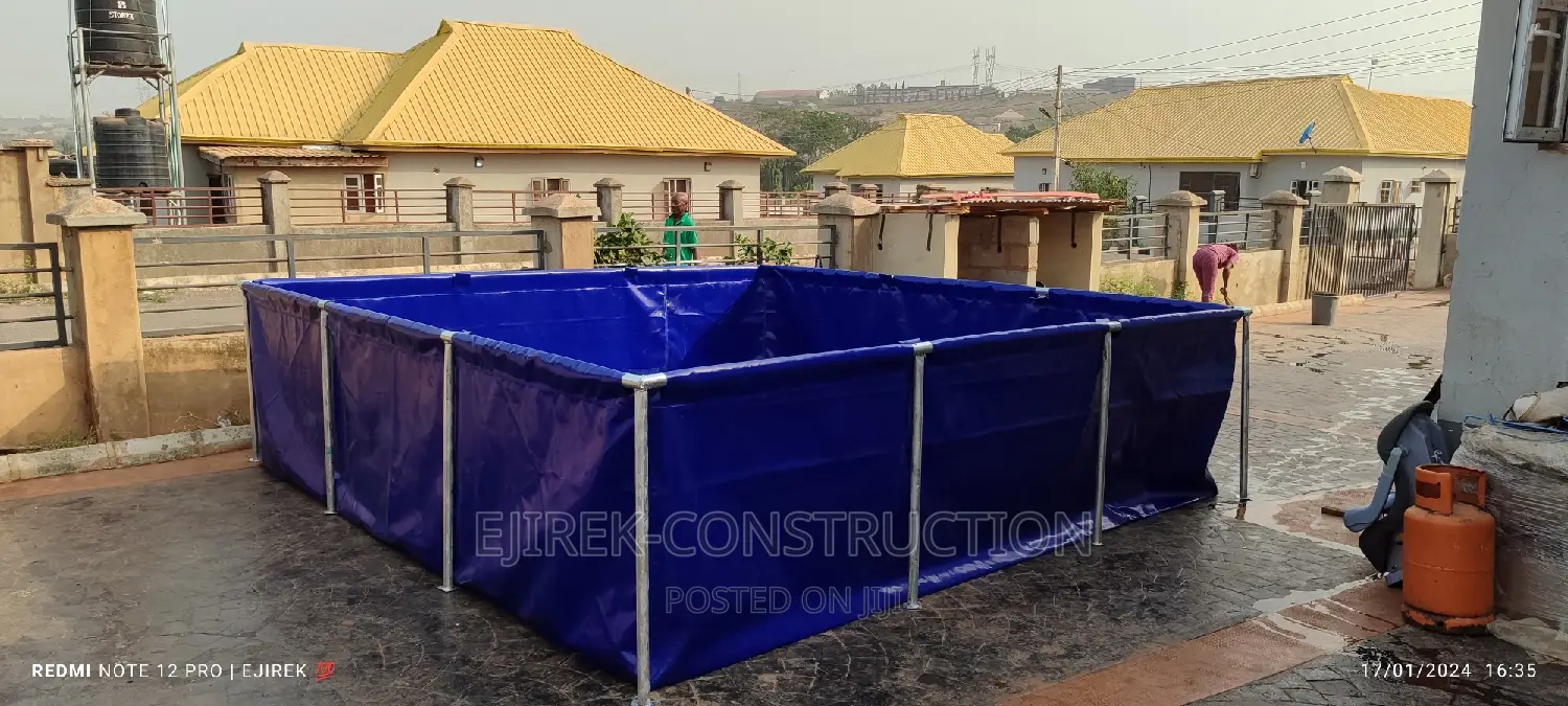 Fish Tarpaulin Mobile Pond ( Imported)