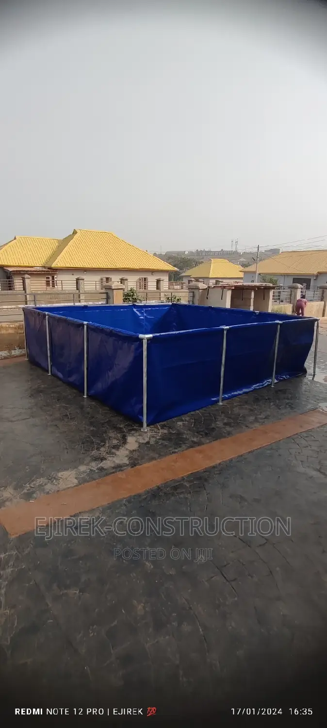 Fish Tarpaulin Mobile Pond ( Imported)