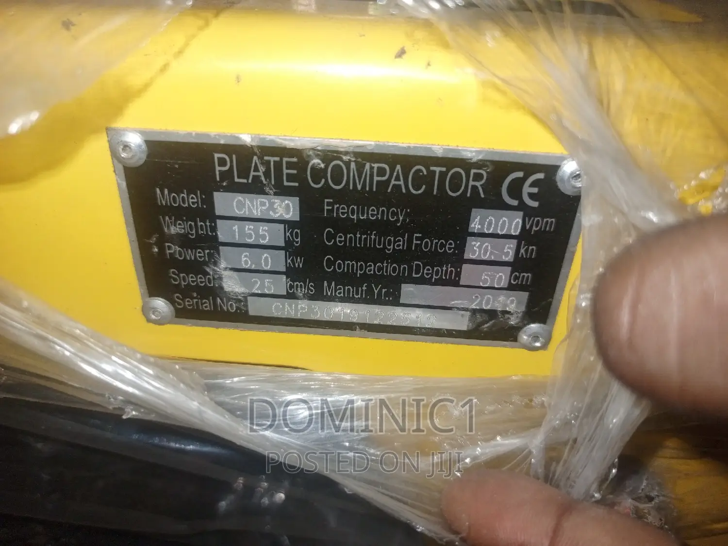 Heavy Duty Plate Compactor Reversible