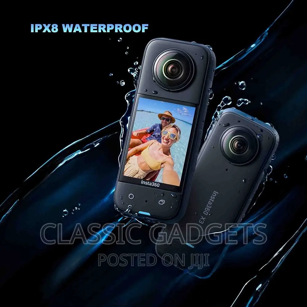 Insta360 X3 - Waterproof 360 Action Camera With 1/2" 48MP