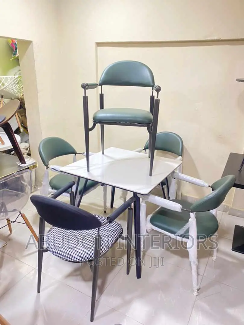 Green Chair and Table