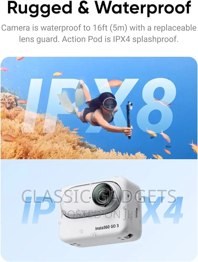 Insta360 GO 3 10m Waterproof Mini Camerafor Vlogging