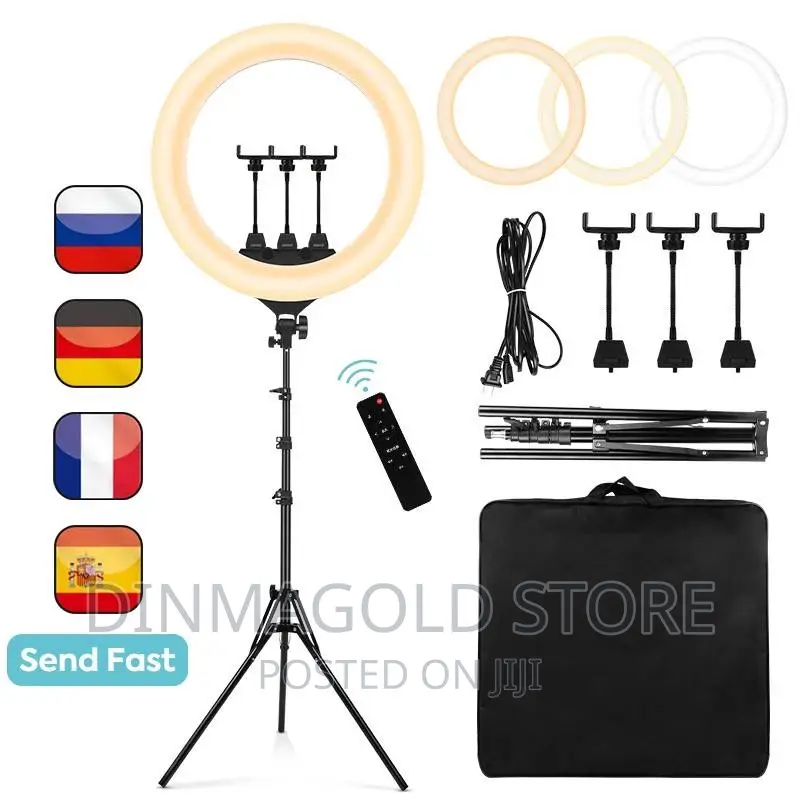 22 Inch (55cm) Ring Light Kit 60w