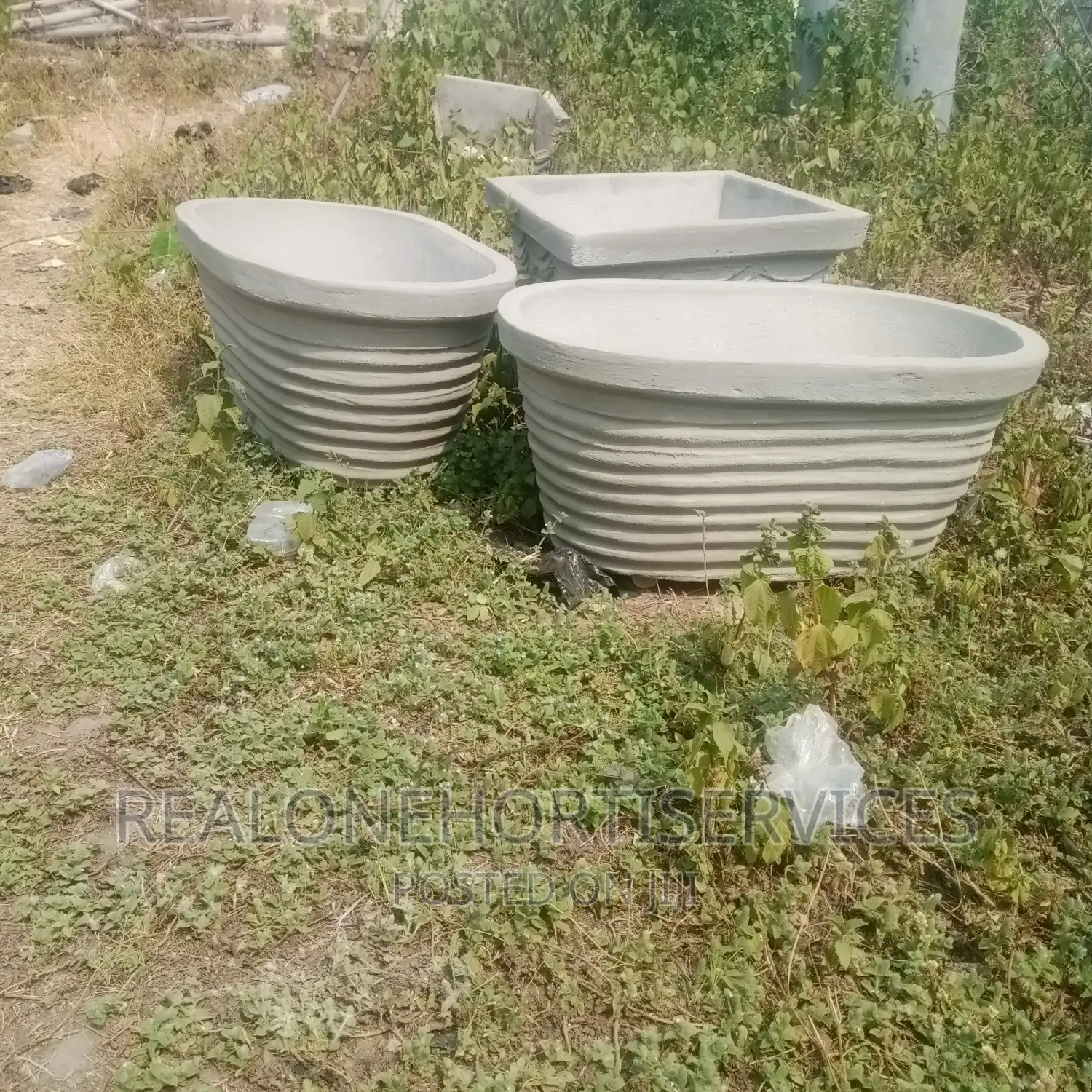 Concrete Pot for Suitable for Home, Office, Schools Plants