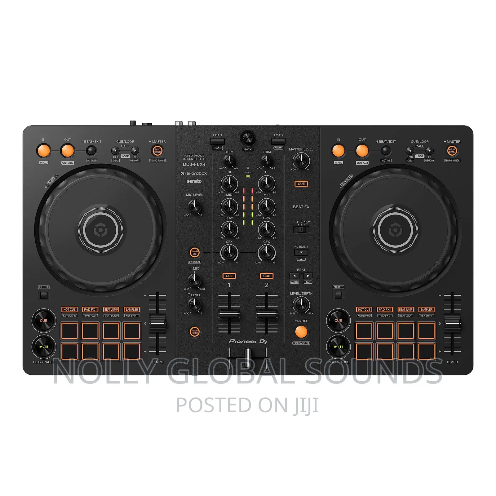 Pioneer DDJ-FLX4 2-Deck Rekordbox and Serato DJ Controller