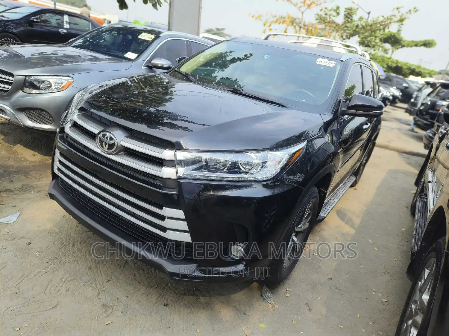 Toyota Highlander XLE 4x4 V6 (3.5L 6cyl 8A) 2017 Black