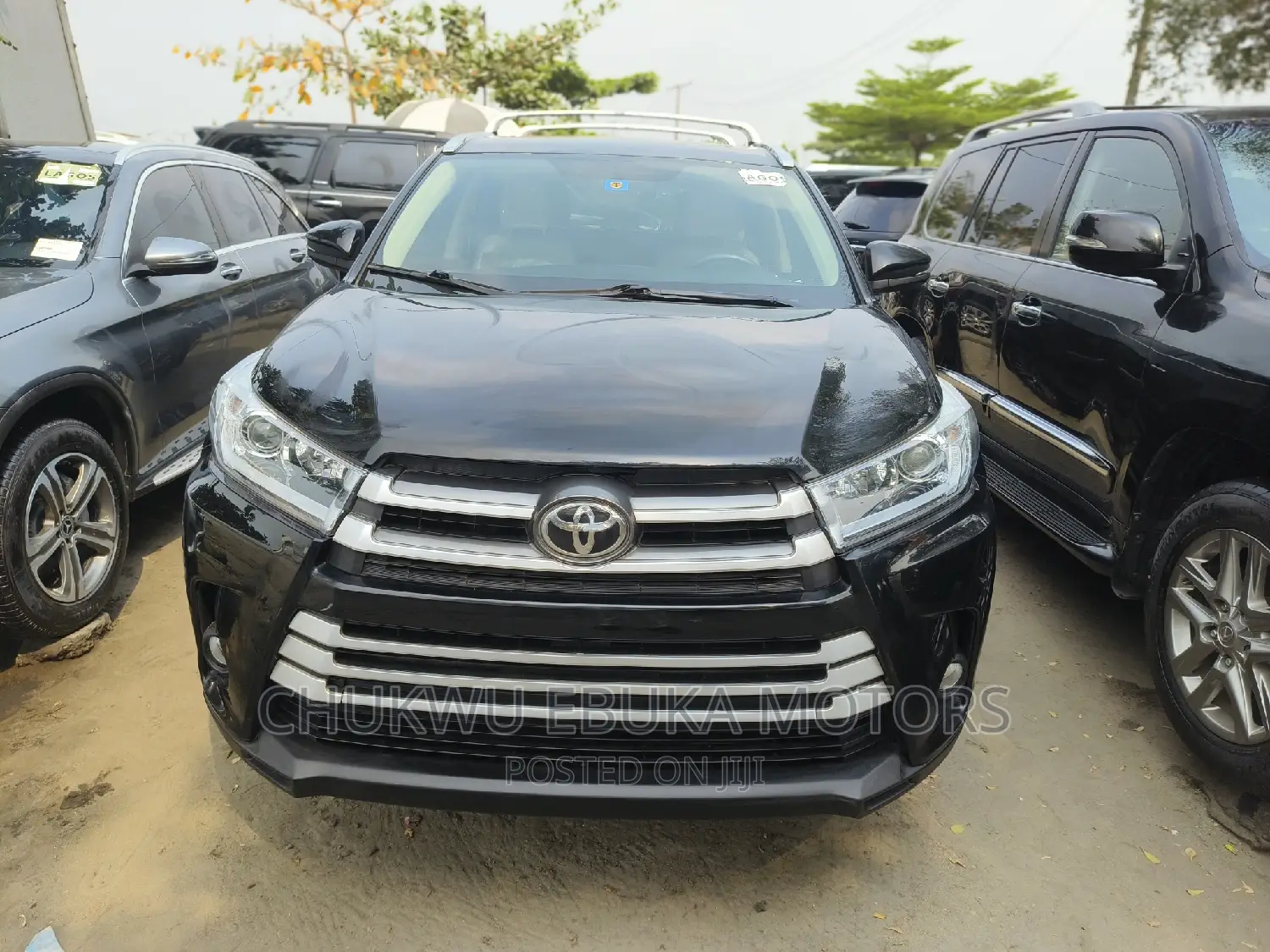Toyota Highlander XLE 4x4 V6 (3.5L 6cyl 8A) 2017 Black