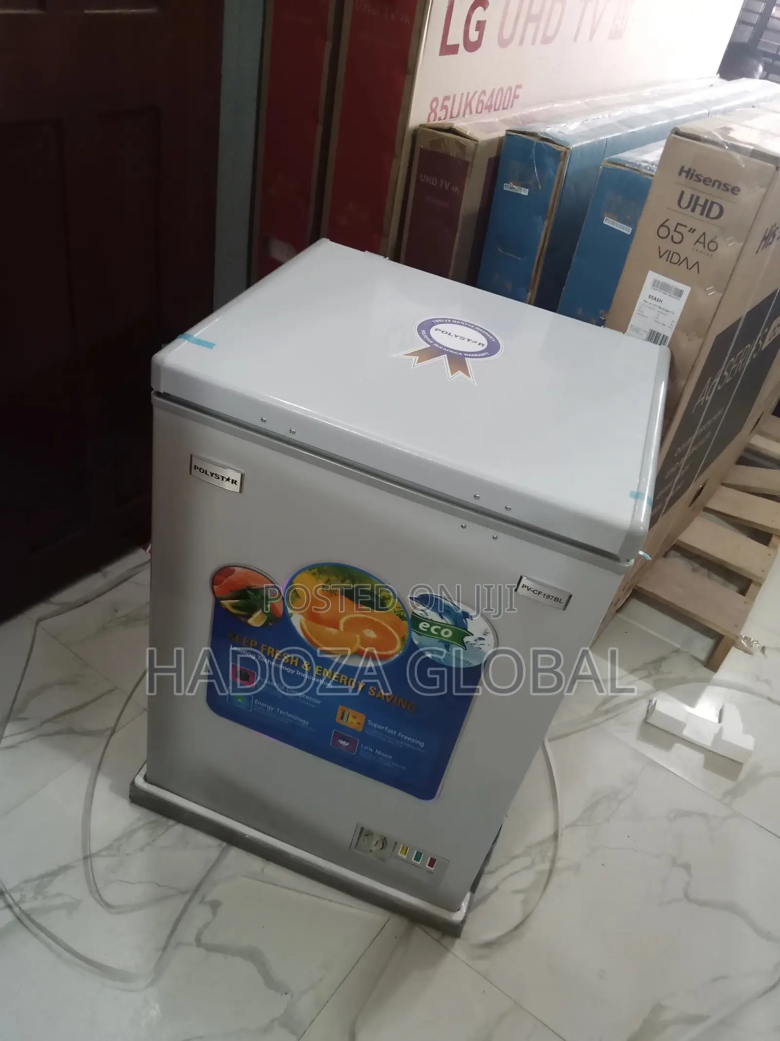 Super Fast Freezing Polystar 100L Pv-Cf197bl Chest Freezer