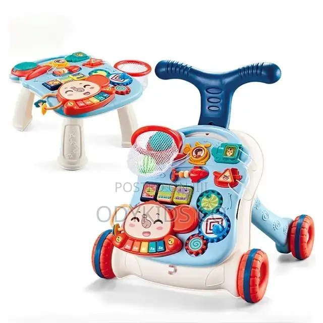 New Educational Learning Table Infant Musical Stroller Toy