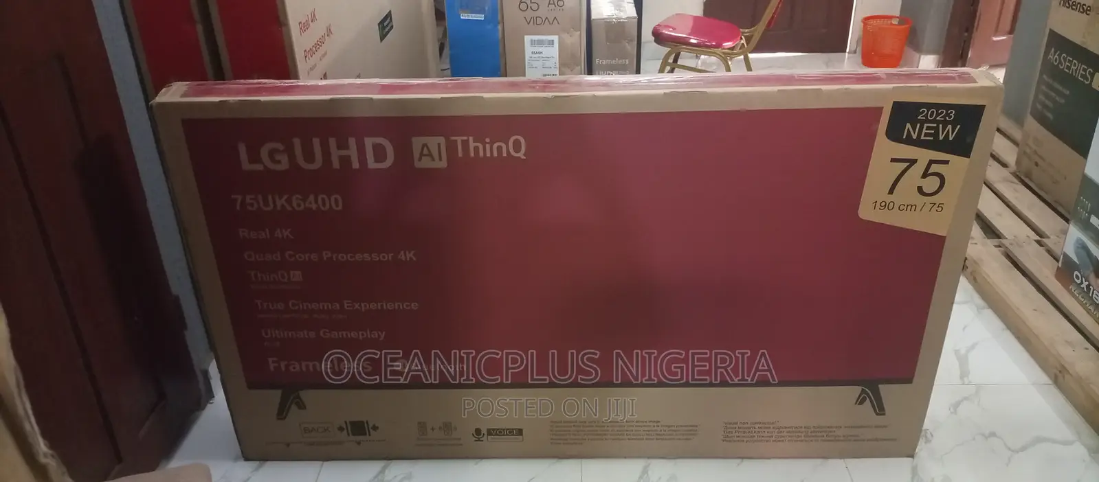 In Demand 75'' LG Smart TV