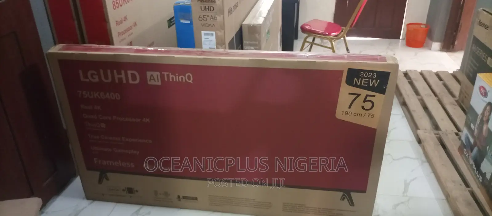 In Demand 75'' LG Smart TV