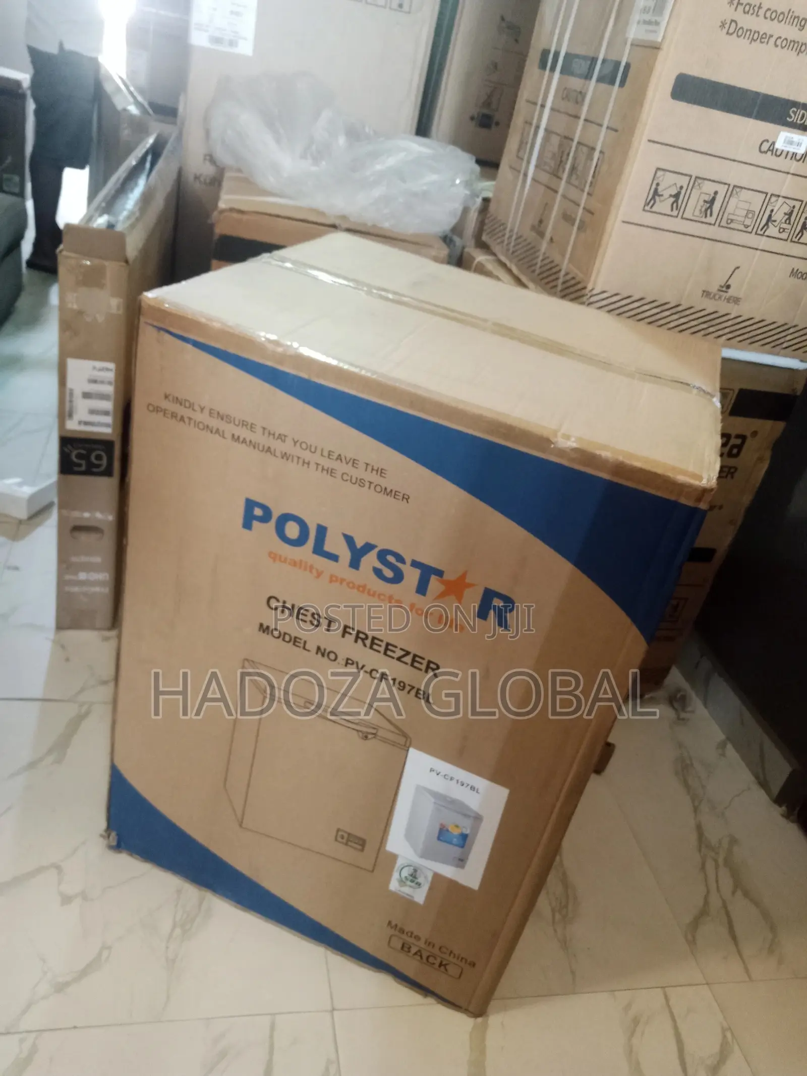 Brand New 100 Liters Polystar Chest Freezer (Pv-Cf197bl)