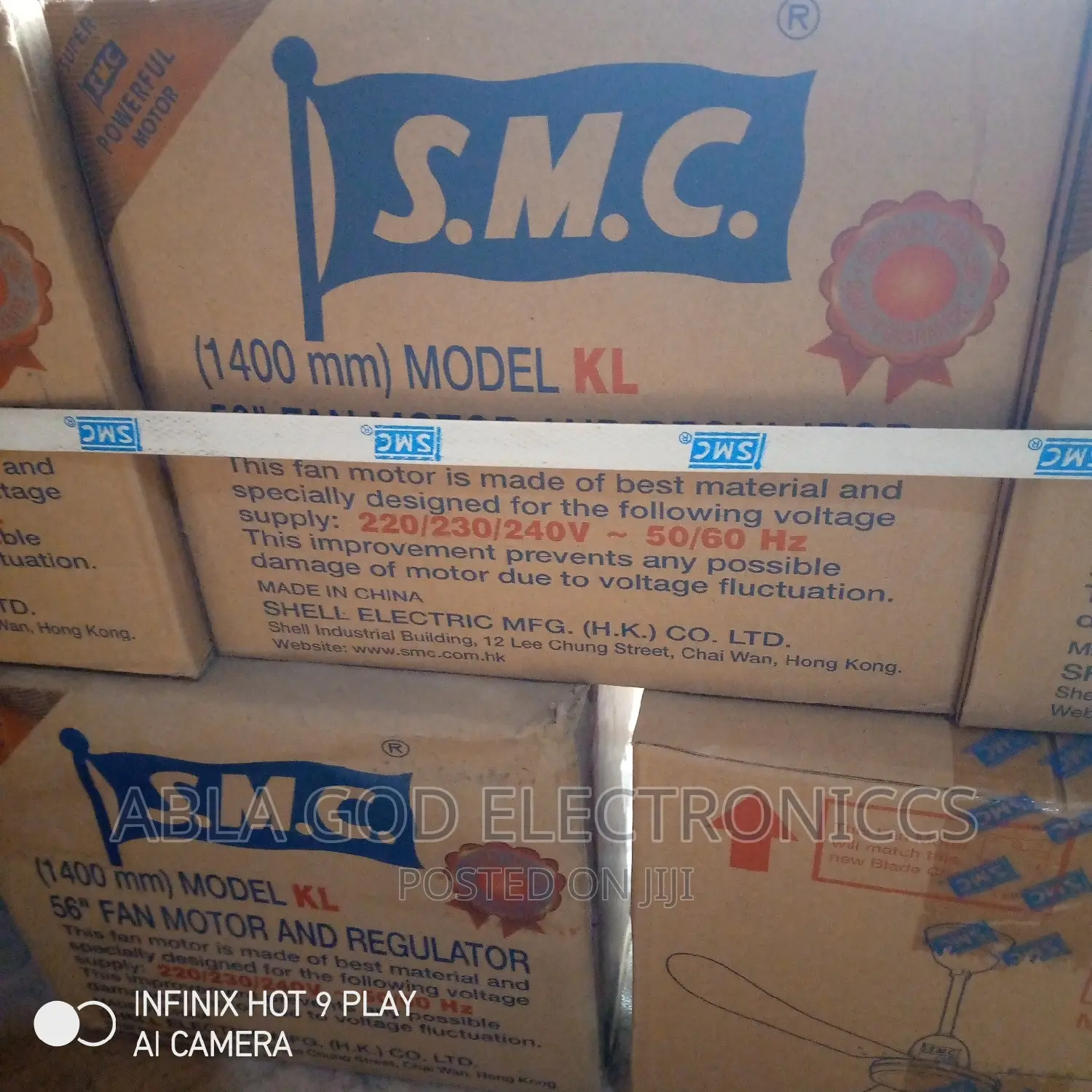 SMC 56 Inches Fan Motor and Regulator.
