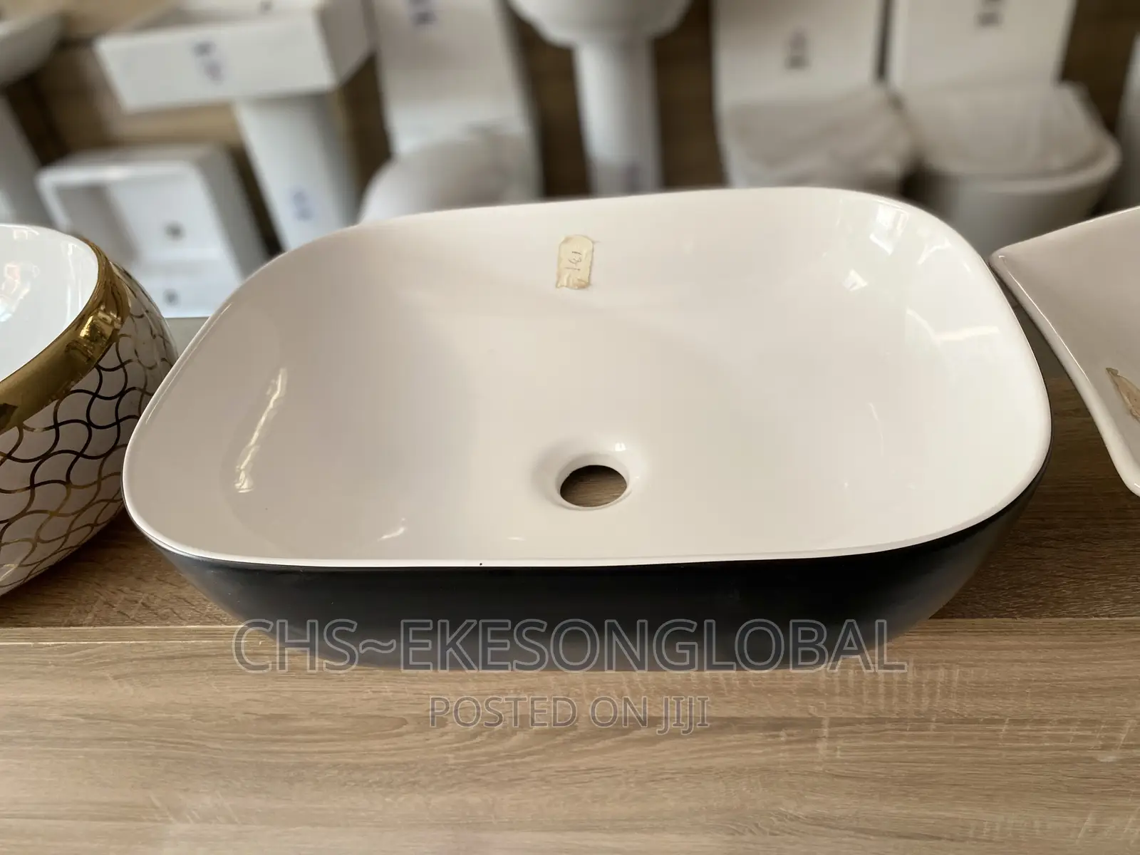 Marble Top Basin Gold White/Gold Black/Black White