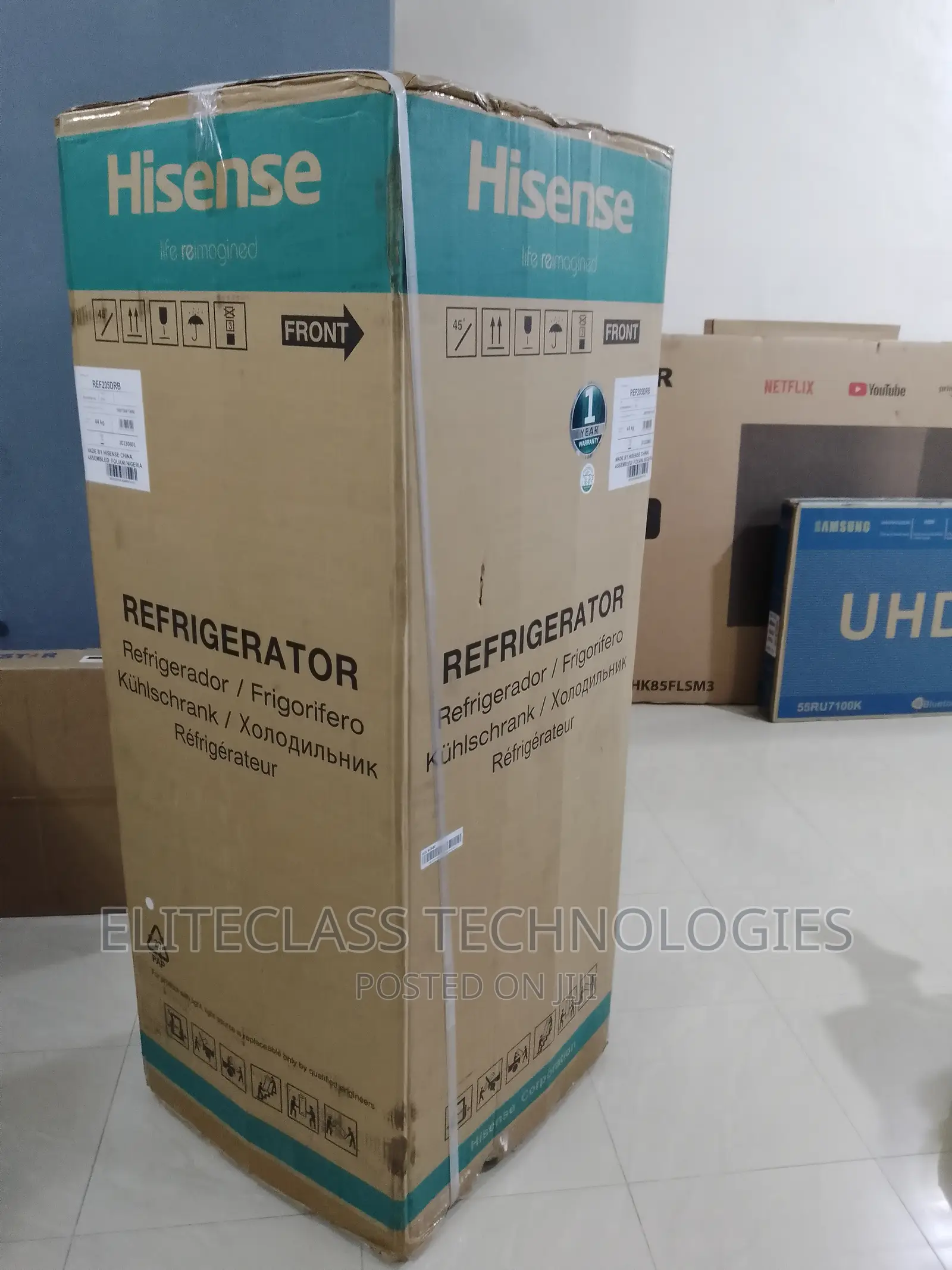 Hisense Top Mount Large Capacity 204L Refrigerator DRB-205