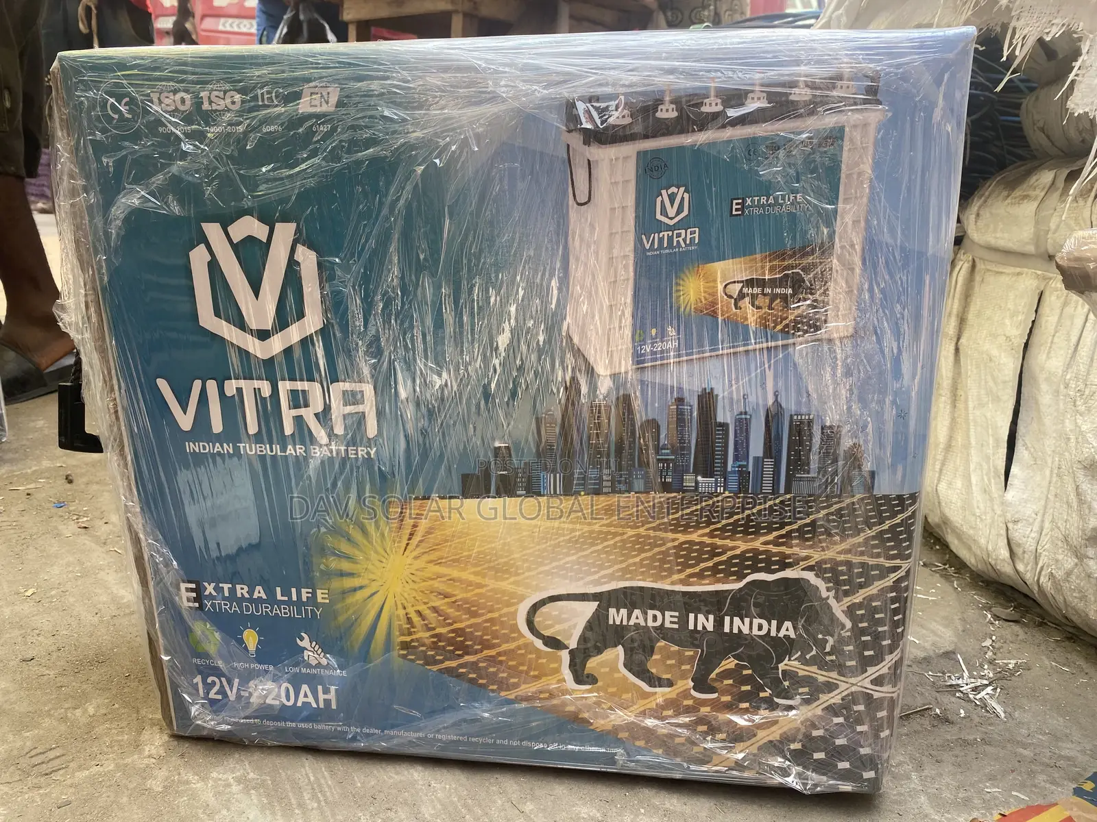 Vitra Tubular Battery