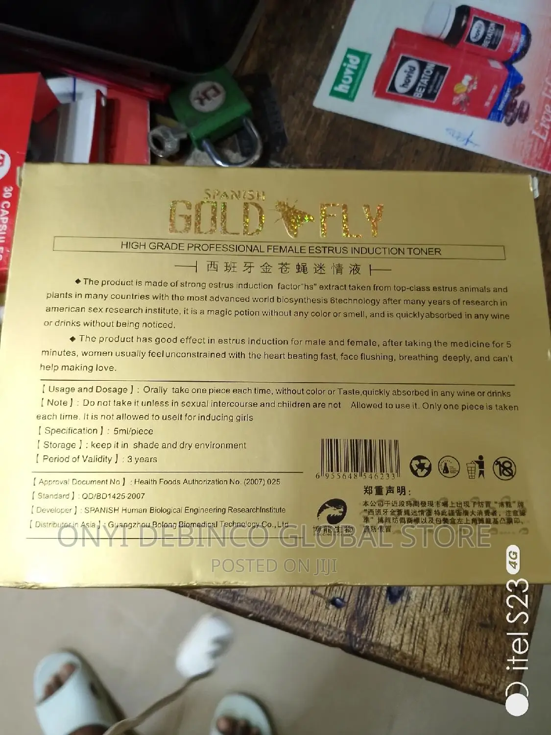 Spanish Gold Fly Women Libido Booster Drop 5ml