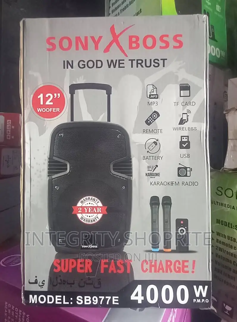 Multi Purpose 12" Public Address System With Bluetooth