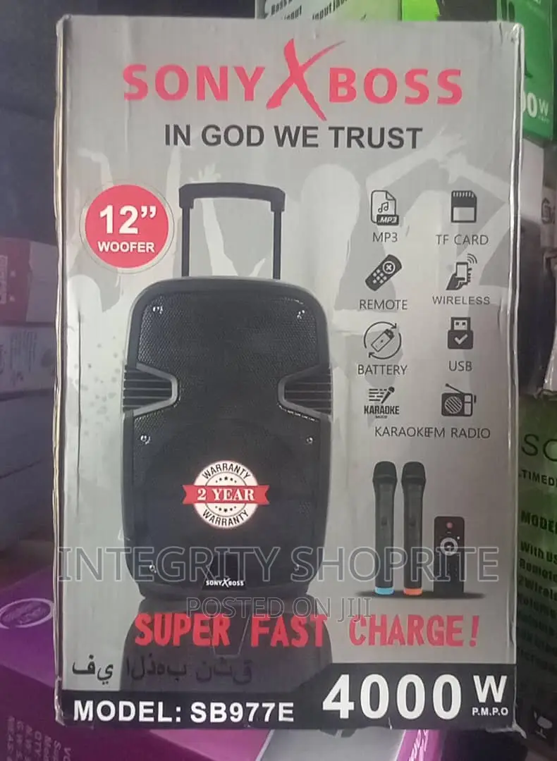 Multi Purpose 12" Public Address System With Bluetooth