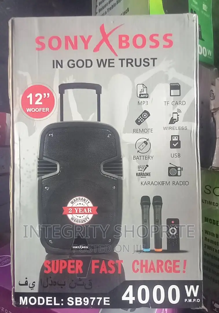 Multi Purpose 12" Public Address System With Bluetooth