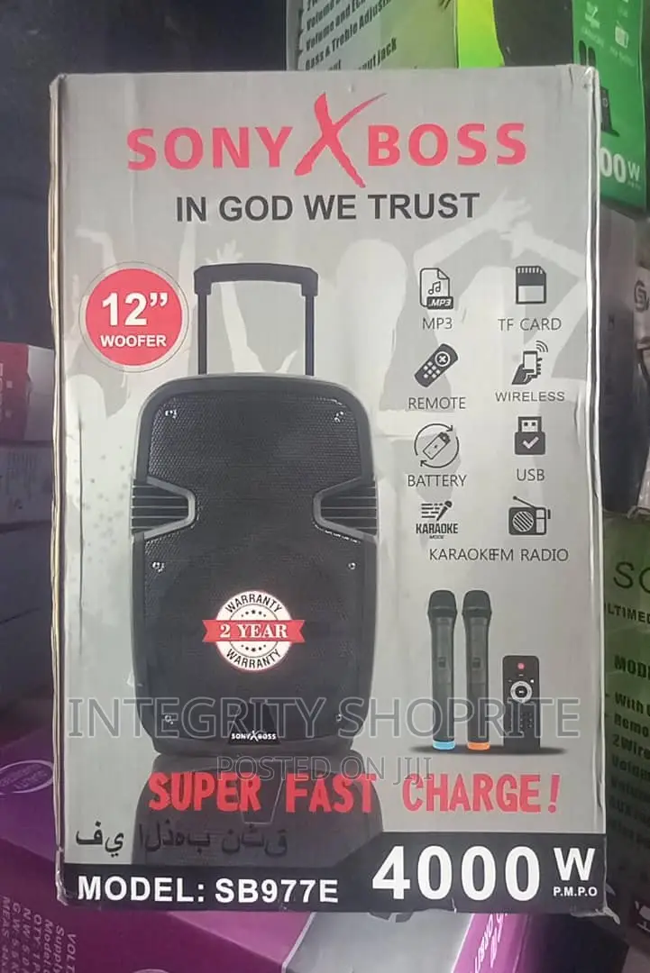 Multi Purpose 12" Public Address System With Bluetooth