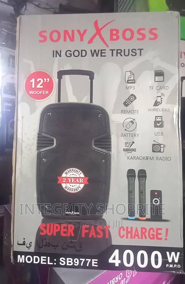 Multi Purpose 12" Public Address System With Bluetooth