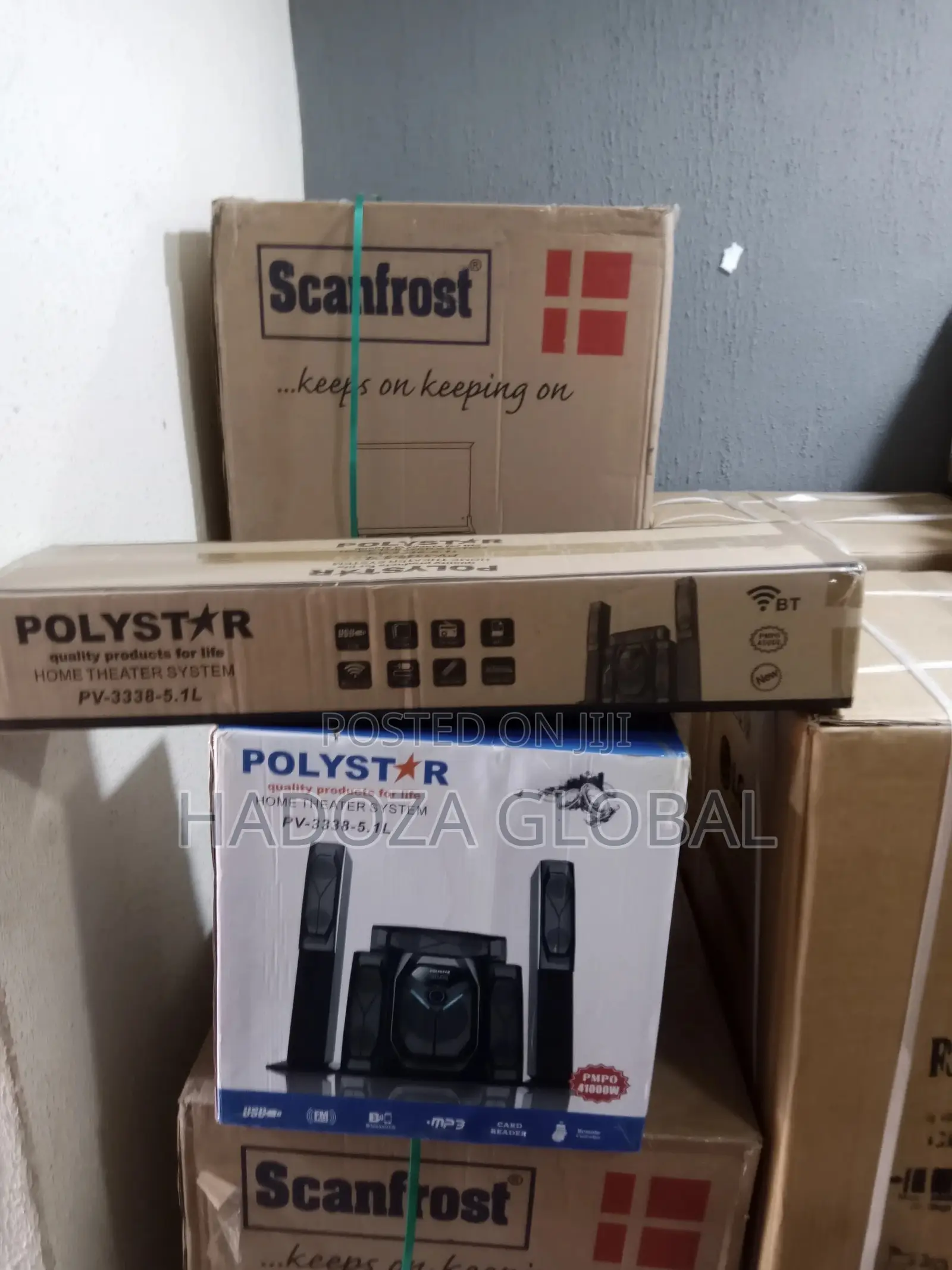 Polystar Home Theatre(Pv-3338-5.1l) + Fm Radio