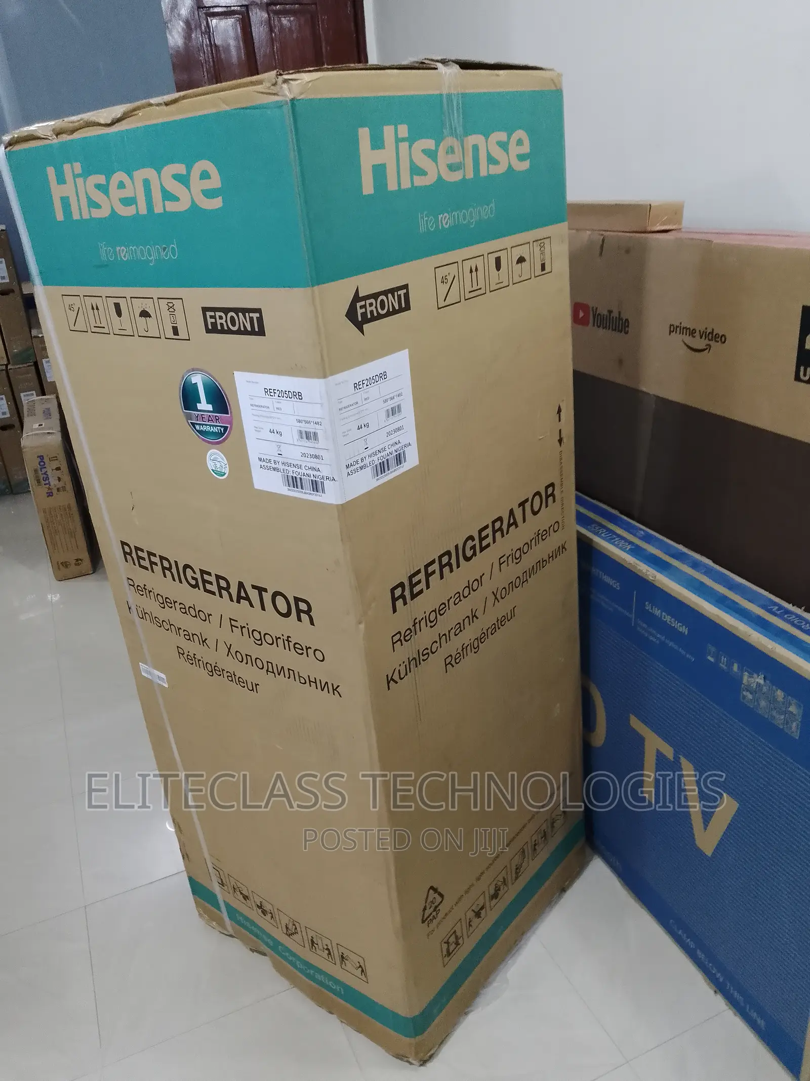 Hisense Top Mount Smart Frost Free 204L Refrigerator DRB-205