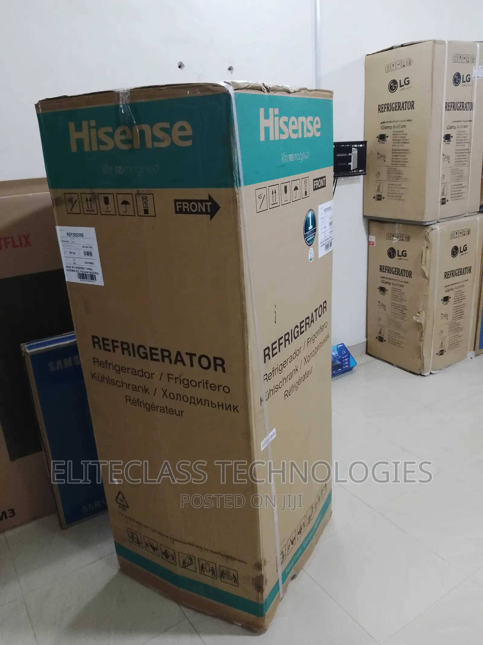 Hisense Top Mount Energy Saver 204L Refrigerator DRB-205