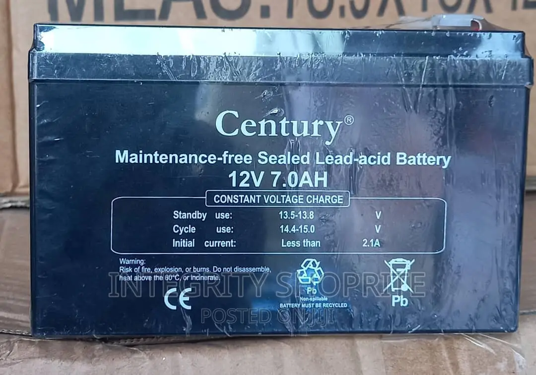 Century 12v 7.0ah Sealed Lead Acid