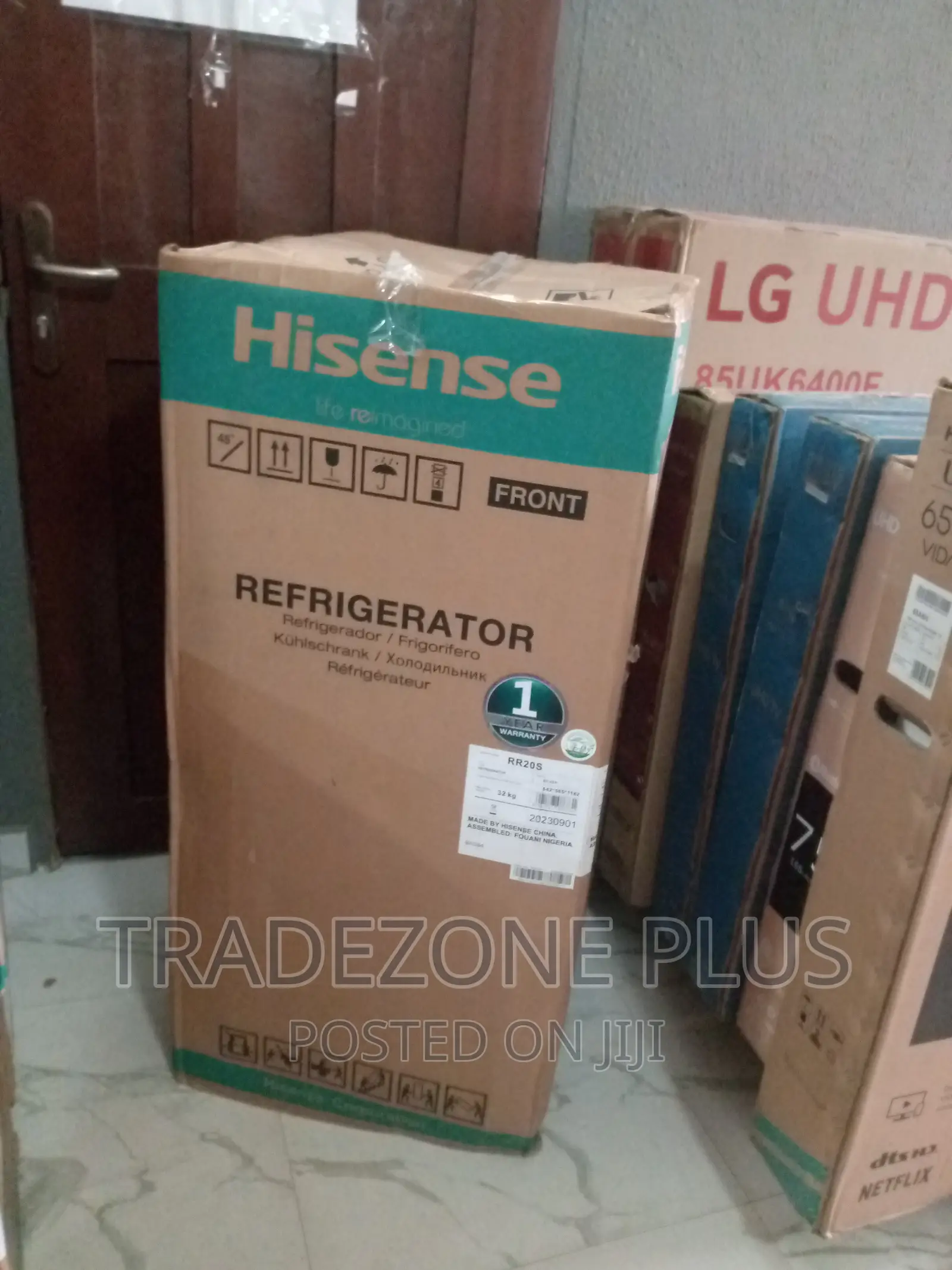 Brand New Hisense Single Door Refrigerator-Rr20s