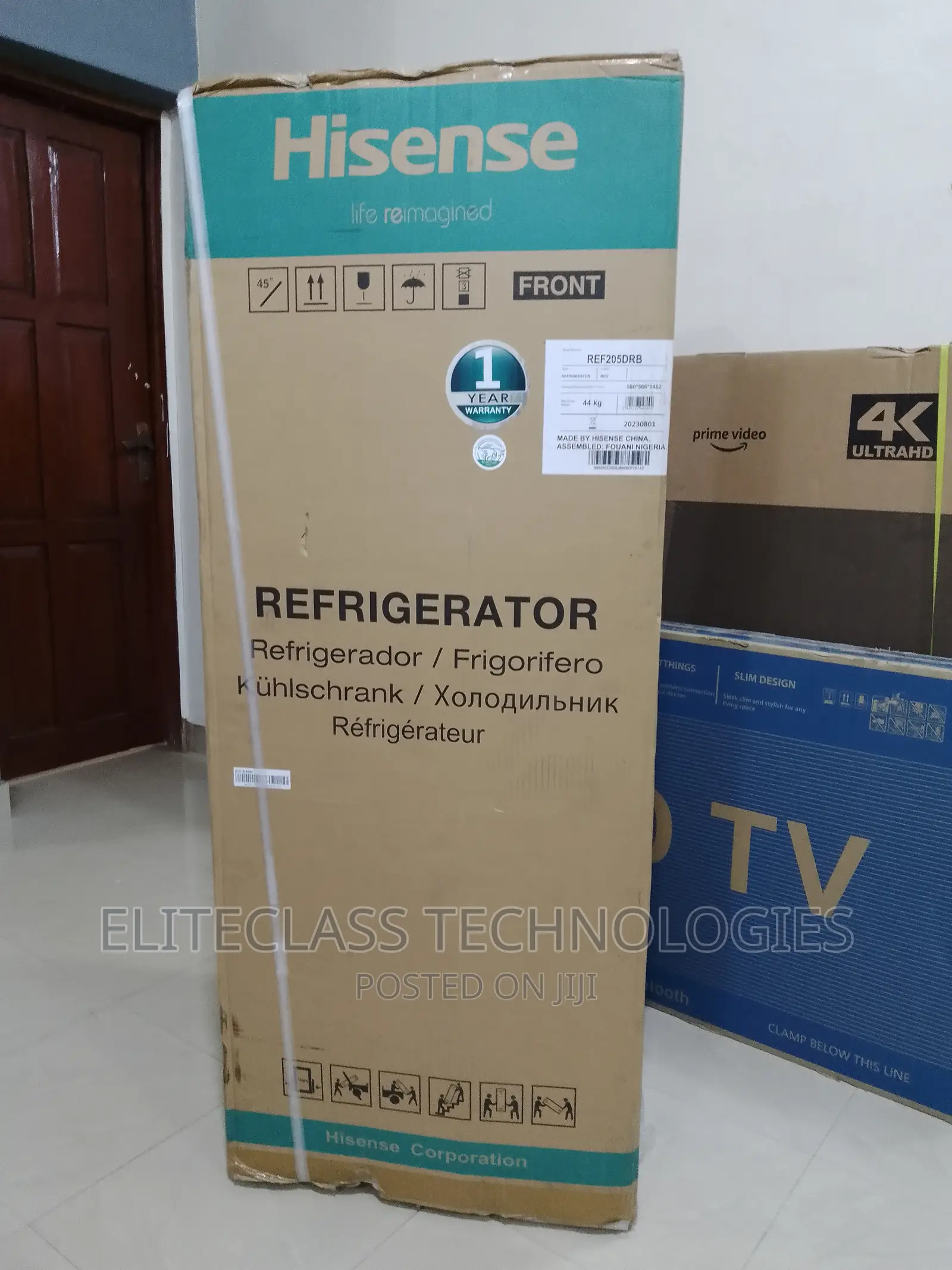 Hisense DRB-205 Top Mount Frost Free 204L Refrigerator