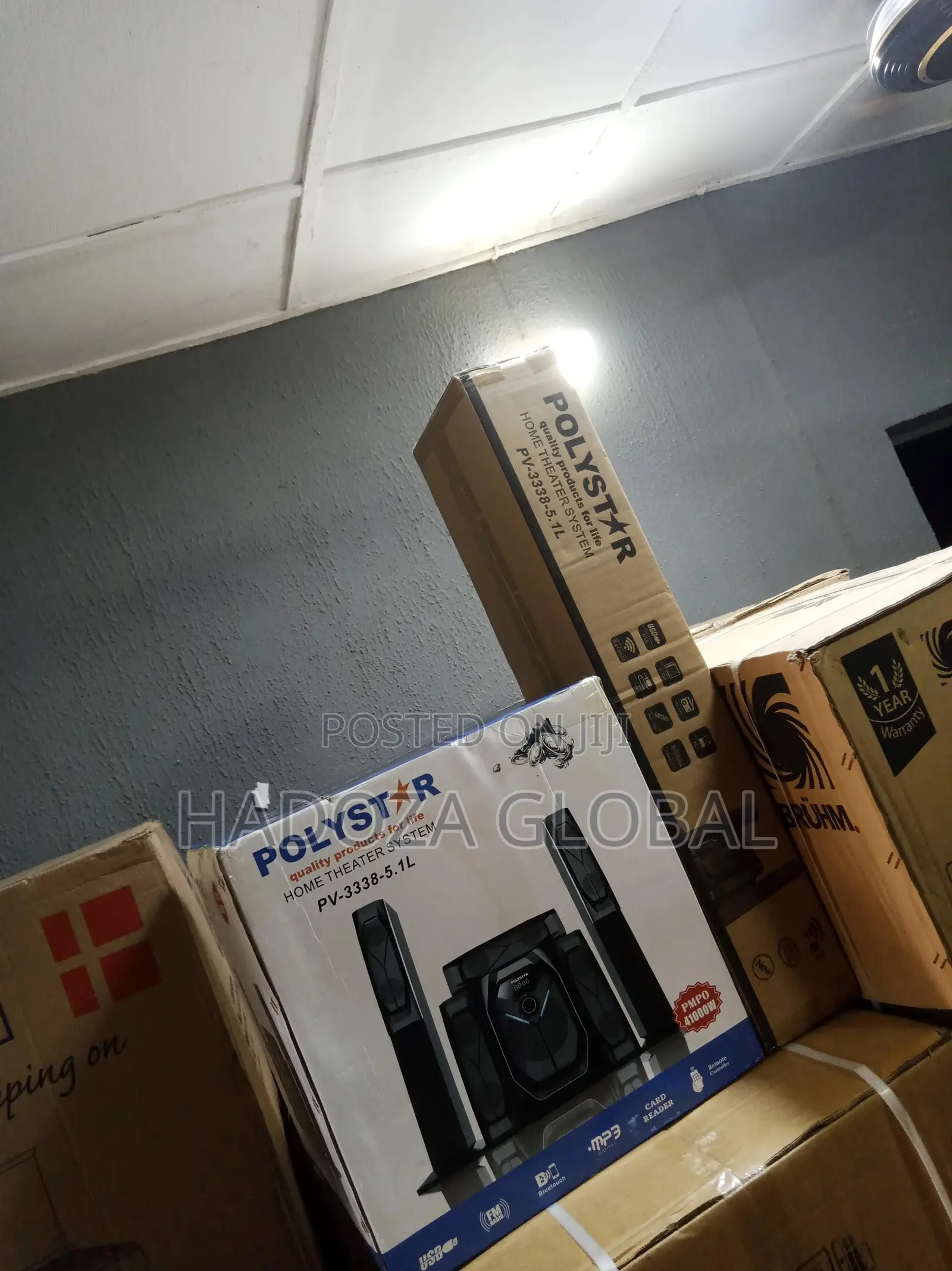 Polystar Pv-3338-5.1l Home Theatre System, USB Function